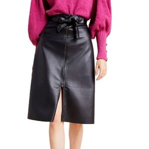 Anthropologie Black Pencil Skirt